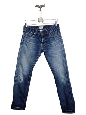 Railcar Fine Goods Distressed Selvedge Selvage Jeans Men's 31